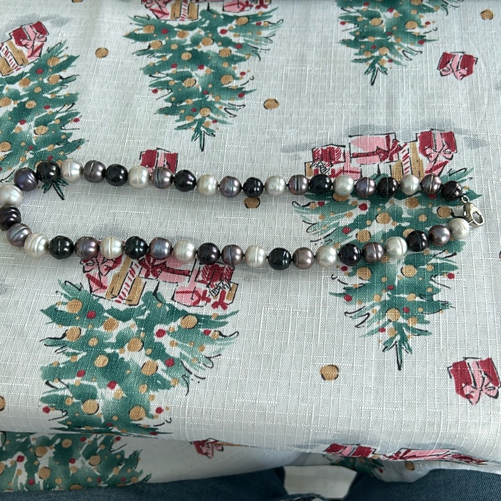 Honora Freshwater Pearl Necklace Sterling Silver